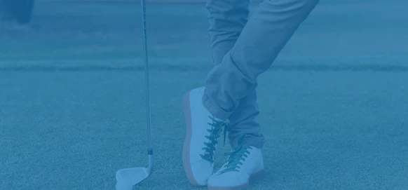 image of golfing